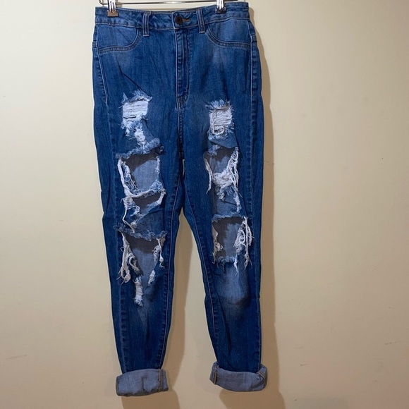 Aphrodite Denim - Womens Aphrodite Ripped Jeans